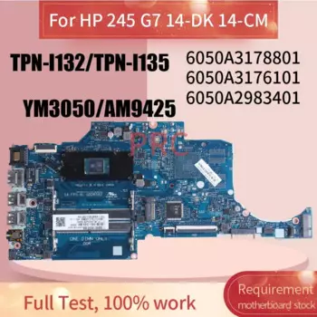Материнская плата 6050A3178801 6050A3176101 для ноутбука HP 245 G7 14-DK, 14 см