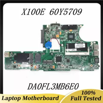 Материнская плата 60Y5709 для ноутбука Lenovo Thinkpad X100E, материнская плата DA0FL3MB6E0 HM65 SLMBG N450, ЦП DDR3 100%, полностью протестирована