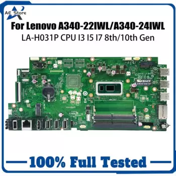 Материнская плата A340-24IWL для Lenovo AIO A340-22IWL LA-H031P 5B20U54062 5B20U53942 i3 8-я универсальная материнская плата