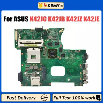 Материнская плата AKEMY для ноутбука ASUS K42JC K42JR K42JY K42JZ K42JE X42J A42J K42J A40J HD5470 HD6470 GT310M, полностью протестирована