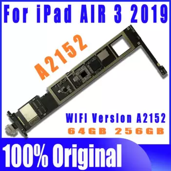 Материнская плата Clean iCloud, материнская плата для iPad Air 3, материнская плата для версии A2152 WiFi с системами iOS с полными чипами