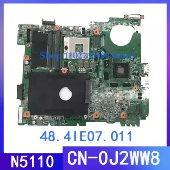Материнская плата CN-0J2WW8 0J2WW8 J2WW8 для DELL Inspiron 15R N5110, материнская плата для ноутбука 48.4IE07.011 GT525M 1 ГБ HM67 DDR3, 100% протестировано, ОК