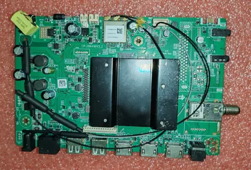 Материнская плата CP2864WV3.2 светодиодный TV, физическое фото, хорошо протестирована на 30-63 в 280 мА или 480 мА 1 Гб + 8 Гб памяти