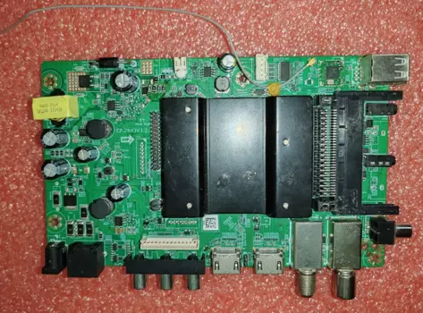 Материнская плата cp.2843v 3,2 светодиодный TV, физическое фото, хорошо протестирована на память 36 -- 60 в 280 мА 1 Гб + 8 Гб