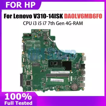 Материнская плата DA0LV6MB6F0 для Lenovo V310-14ISK V310-14IKB V510-14IKB, материнская плата для ноутбука с процессором i3 7-го поколения, 4G-RAM