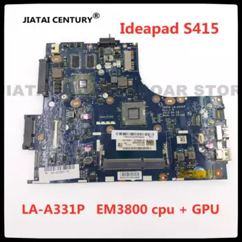 Материнская плата DDR3 для ноутбука lenovo ideapad S415 с процессором EM3800 + графическим процессором ZAUSA