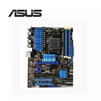 Материнская плата для ASUS M5A97 R2.0, разъем AM3 + DDR3 32 ГБ для AMD 970 FX, оригинальная настольная материнская плата M5A97 SATA III, б/у материнская плата