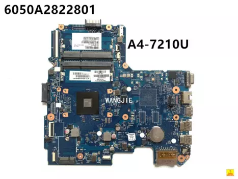 Материнская плата для HP 14-AN 858042-001 858042-501 858042-601 TPN-I120 б/у 6050A2822801-MB-A01 с процессором A4-7210U DDR3