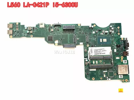 Материнская плата для Lenovo L560 б/у 01LV948 00UR185 00UR712 01LV952 01LV949 00UR186 00UR713 01LV950 LA-C421P i5-6300U 100% рабочая