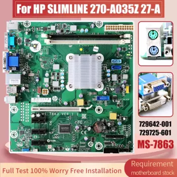 Материнская плата для настольного компьютера HP 405 G1, модель 729642-001 729725-601, полностью протестированная материнская плата для компьютера