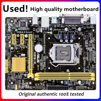 Материнская плата для настольных ПК Asus H81M-D H81 LGA 1150 LGA1150 для Core i7 i5 i3 DDR3 SATA3 USB3.0, оригинальная б/у