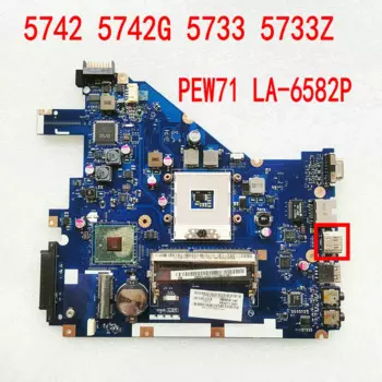 Материнская плата для ноутбука Acer Aspire 5742 5742Z 5742G 5733 5733Z, Оловянная системная плата, HM55 DDR3 MB.RJW02.001