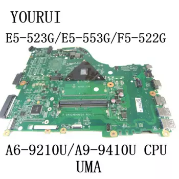 Материнская плата для ноутбука Acer Aspire F5-522 E5-523G E5-553 E5-553G E5-523 с процессором A6-9210U/A9-9410U DA0ZABMB6E0