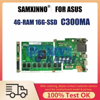 Материнская плата для ноутбука ASUS Chromebook C300MA C300 C300M C300MA материнская плата для ноутбука N2830 N2840 CPU 4GB-RAM 16GB-SSD системная плата