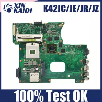 Материнская плата для ноутбука ASUS K42JC K42JR K42JY K42JZ K42JE X42J A42J K42J A40J HD5470 HD6470 GT310M полностью протестирована