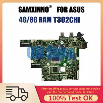 Материнская плата для ноутбука ASUS Transformer Book T302CHI T302CH T302C T302CHI, материнская плата для ноутбука M3-6Y30 M7-6Y75, процессор 4 ГБ 8 ГБ ОЗУ