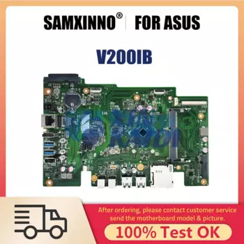 Материнская плата для ноутбука ASUS V200I V200IB V200IB, универсальная материнская плата для настольного ноутбука N3050 N3700, системная плата процессора, 100% тест в порядке