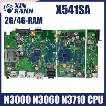 Материнская плата для ноутбука ASUS X541S F541S A541S, материнская плата N3000 X541SA N3060 N3710 X5-E8000, процессор 2 ГБ, 4 ГБ ОЗУ, системная плата
