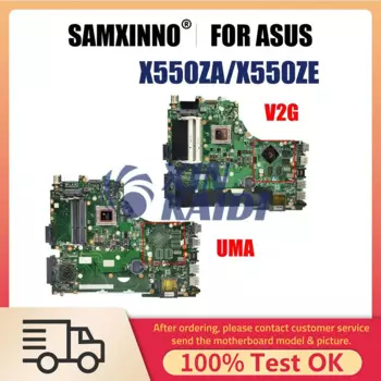 Материнская плата для ноутбука ASUS X550ZA X550ZE X550Z X750Z K550Z VM590Z A555Z X750DP материнская плата A8 A10 FX7600PF X7500P LVDS EDP