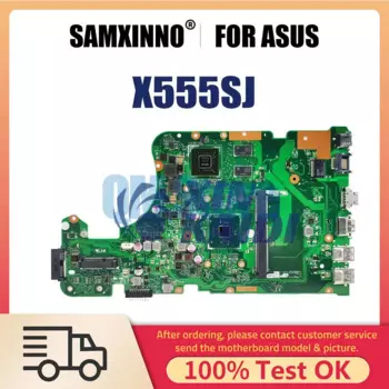 Материнская плата для ноутбука ASUS X555SJ K555SJ A555SJ K555S, материнская плата для ноутбука, процессор N3150 N3700, графический процессор GT920M DDR3, 100% протестированная работа