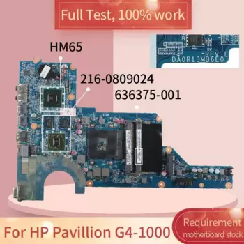 Материнская плата для ноутбука DA0R13MB6E0 DA0R13MB6E1 для HP Pavilion G4-1000 G6 G7 материнская плата для ноутбука 650199-001 636375-001 HM65