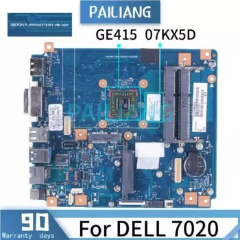Материнская плата для ноутбука DELL 7020 GE415 07KX5D 6050A2576301 DDR3 Материнская плата для ноутбука