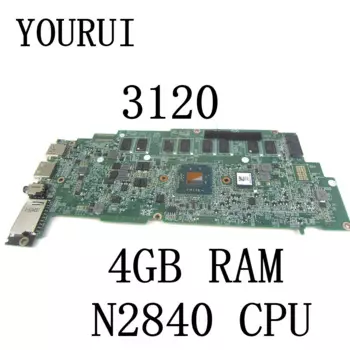 Материнская плата для ноутбука Dell Chromebook 11 3120 с процессором N2840 и 4 Гб оперативной памяти