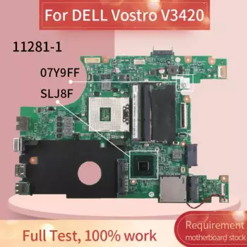 Материнская плата для ноутбука DELL Inspiron 14 2420 3420 H76, материнская плата для ноутбука 11281-1 SLJ8F, 07Y9FF