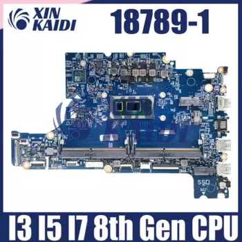 Материнская плата для ноутбука Dell Inspiron 15 5583 5584 18789-1 0CXMX0 0F62D6, материнская плата компьютера с процессором i3 8145U i5 8265U i7 8565U