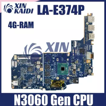 Материнская плата для ноутбука Dell Inspiron 3180 LA-E374P CN-0JMNGV, материнская плата для ноутбука с процессором N3060, 4G-RAM 16G 32G-SSD