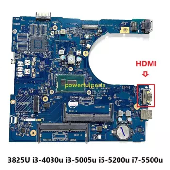 Материнская плата для ноутбука Dell Inspiron 3458 3558 5458 5558 5758 3805U 3825U i3 i5 i7 CPU 0F0FC6 027C5F 0FRV68 AAL10 LA-B843P