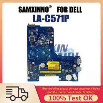 Материнская плата для ноутбука DELL Inspiron 5452 5552 LA-C571P CN-0F77J1 0F77J1 Pentium, материнская плата для ноутбука N3700, процессор, 100% протестировано, ОК