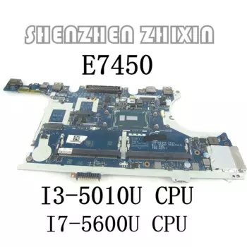 Материнская плата для ноутбука Dell Latitude 7450 E7450 с процессором I3-5010U/I7-5600U LA-A961P CN-0Y15C1