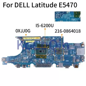Материнская плата для ноутбука DELL Latitude E5470 I5-6200U материнская плата для ноутбука CN-0XJJ0G SR2EY 216-0864018 DDR4