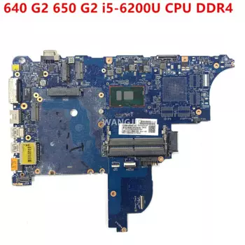Материнская плата для ноутбука HP Elitebook 640 G2 650 G2 i5-6200U CPU DDR4 6050A2723701-MB-A02 840716-601 840716-001 100% рабочий