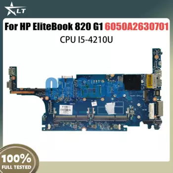 Материнская плата для ноутбука HP Elitebook 820 G1 720 G1 с процессором i5-4210U 6050A 2630701 778829 -001 778829 -501 778829 -601