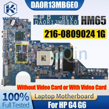 Материнская плата для ноутбука HP G4-1000 G6-1000 DA0R13MB6E0 HM65 636373 -001 636375 -001 650199 -001 Протестирована материнская плата ноутбука UMA/DIS 1G
