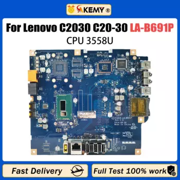 Материнская плата для ноутбука Lenovo C2030 с центральным процессором 3558U, полностью протестирована