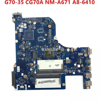 Материнская плата для ноутбука Lenovo G70-35 CG70A NM-A671 FRU 5B20K04319 с зеркальным процессором 2,0 ГГц, 100% рабочий