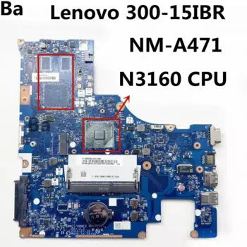Материнская плата для ноутбука Lenovo Ideapad 300-15IBR с процессором N3160 BMWC1/BMWC2 стандартная материнская плата 100% полностью протестирована