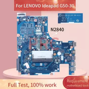 Материнская плата для ноутбука LENOVO Ideapad G50-30 N2840 NM-A311 SR1YJ DDR3, материнская плата для ноутбука