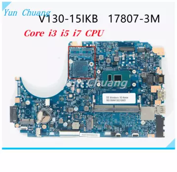 Материнская плата для ноутбука Lenovo, модель LV315KB MB 17807-3M 448.0DC05.003M с процессором 3868U i3 i5 i7, 4 Гб ОЗУ DDR4, 100% рабочий