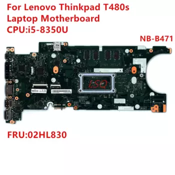 Материнская плата для ноутбука Lenovo T480s, фреза 02HL830 100%, тест ОК