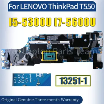 Материнская плата для ноутбука LENOVO ThinkPad T550 13251-1, модель I5-5300U 00JT403 00JT407, материнская плата для ноутбука 100% протестирована