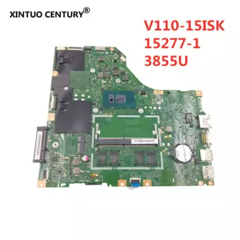 Материнская плата для ноутбука Lenovo V110-15ISK, 5B20L78308, LV115SK, MB 15277-1 448,08b01. 0011, SR2EV, 3855U, DDR4