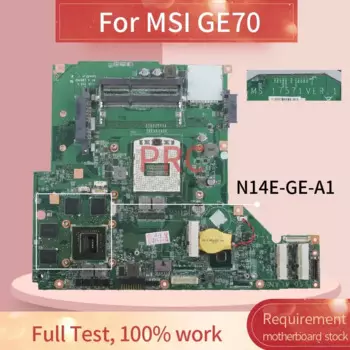 Материнская плата для ноутбука MSI GE70 материнская плата для ноутбука SR17D MS-17571 DDR3