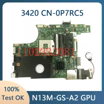 Материнская плата для ноутбука P7RC5 0P7RC5 CN-0P7RC5 N13M-GS-A2 с графическим процессором для DELL Vostro V3420 3420 V2420 SLJ8F HM75 DDR3, материнская плата для ноутбука