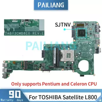 Материнская плата для ноутбука TOSHIBA Satellite L800 L840 C845, протестированная материнская плата dаби3cmb8e0 HM70, SJTNV DDR3