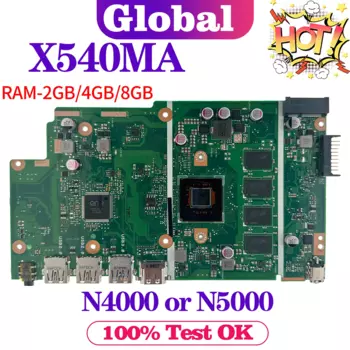 Материнская плата для ноутбука X540MA F540MA A540MA D540MA X540M N4000 N5000 Материнская плата ASUS/4GB/8GB