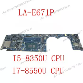 Материнская плата для ноутбука XPS 13 9370 с фотографией/I7-8550U CPU 8 ГБ/16 ГБ, системная плата с фотографией 60